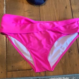2 pairs pink and Navy Zyia swim Bottoms